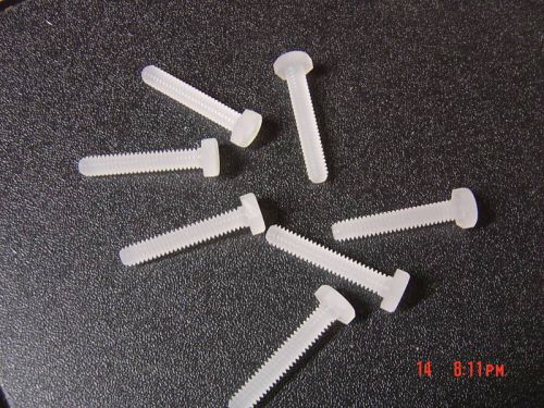 1/4-20 x1 1/2&#034; kel-f, pctfe, hex head screws for sale