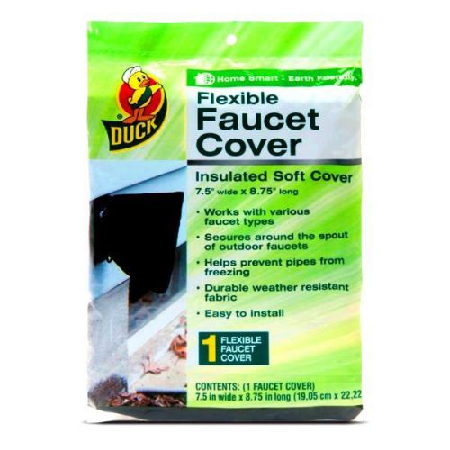 Duck Flexible Insulated Soft Outdoor Faucet Cover Sock for Freeze Protection