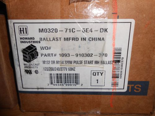 HOWARD INDUSTRIES M0320-71C-6E4-DK PULSE START MH BALLAST KIT