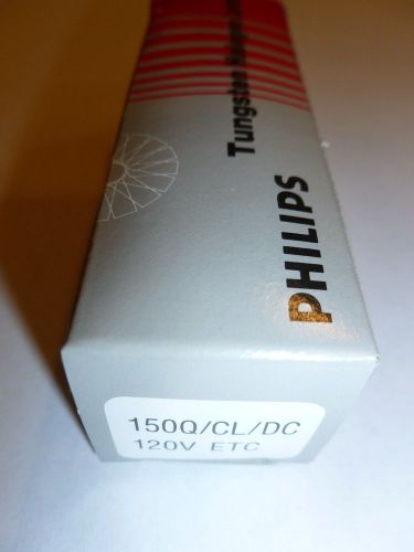 PHILIPS TUNGSTEN HALOGEN LAMP 150Q/CL/DC 120V ETC
