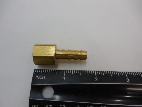 Brass hose barb 5/16&#034; x 1/4&#034; npt water fuel air # 209a - 5b for sale