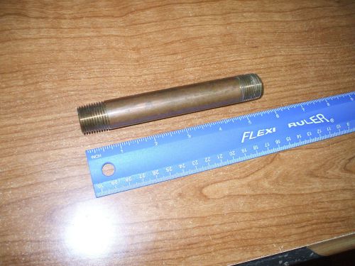 1/2&#034; x 5-1/2&#034; seamless red brass male npt for sale