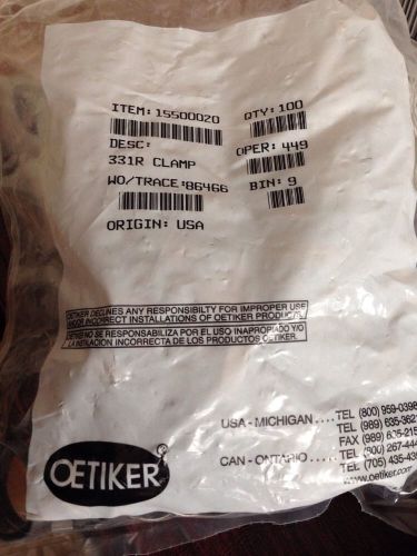 Oetiker stainless steel 15500020 clamp for sale