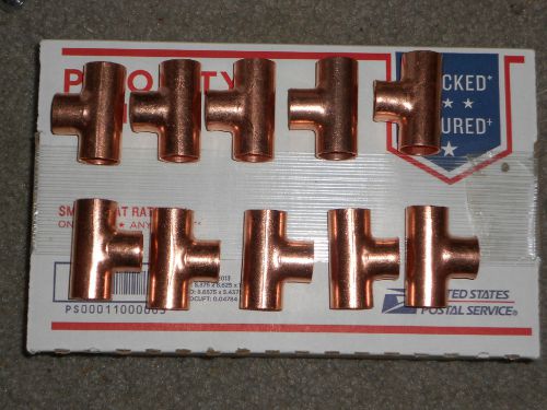1/2&#034; COPPER FITTINGS 40 TEES NIBCO BRAND