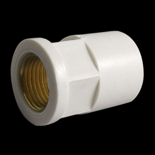25mm Inner Hole Dia. White PVC Plastic Reducing Pipe Adapter