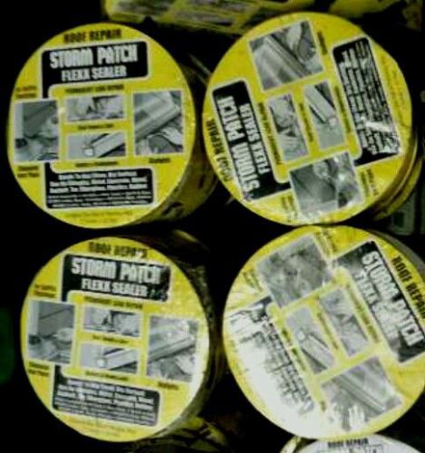 Storm patch flexx sealer permanent leak repair bonds to any clean dry surface for sale