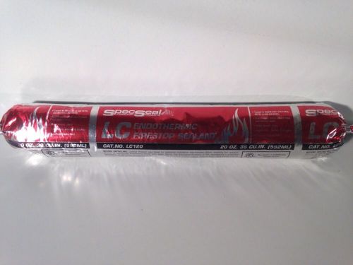 Specseal firestop lc120 lc endothermic firestop sealant [12] tubes 20oz sausage for sale
