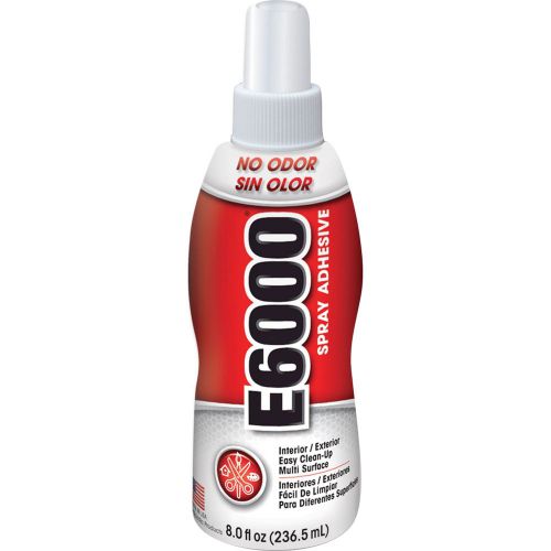 E6000 Spray Adhesive 8 FL Oz Shelf 6Pack
