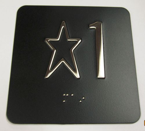Elevator Braille Plate
