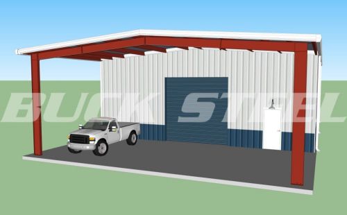 Buck steel 40x60x16 steel building workshop fully erected tampa florida for sale