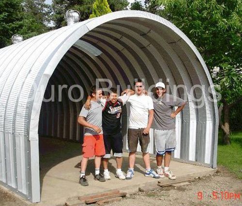 Durospan steel 30x30x15 metal arch building kit factory direct prefab shed shop for sale