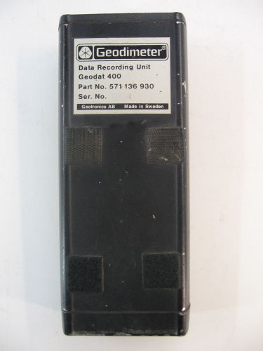 Geodimeter geodat 400 data recording unit part no. 571136930 for surveying for sale