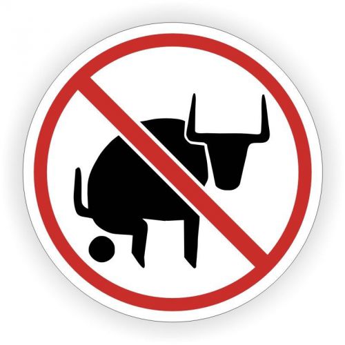 No Bull$hit Hard Hat Sticker / Helmet Decal Label Bull Funny Sarcastic Tool Box