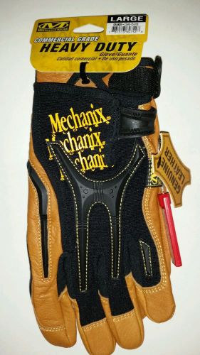 2 pairs of heavy duty Mechanix leather gloves.  Large. Free Shipping