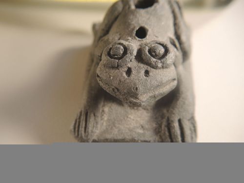 FROG FIGURINE INK STAMP SEAL POTTERY ARTS &amp; CRAFTS