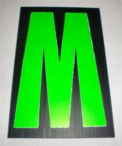Black sign letter set - qty 110 - 16 inch green letters for sale