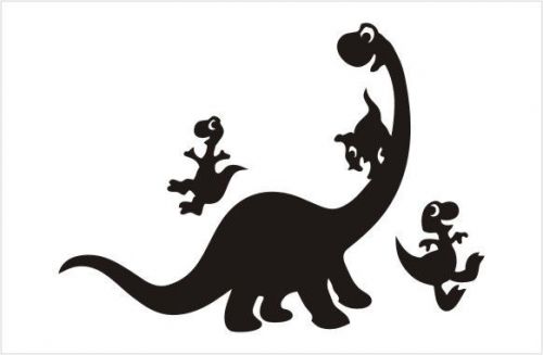 2X Dinosaur Smart Funny Car Vinyl Sticker Decal Truck Bumper Laptop - 79