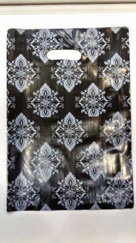8x12 Damask Print Plastic Bag 100pcs