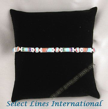 NEW Black Velvet Bracelet Watch Pillow Jewelry Display