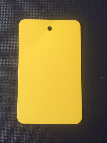 1000 Blank Yello Merchandise Price Jewelry Garment Store Paper Coupon Tags large