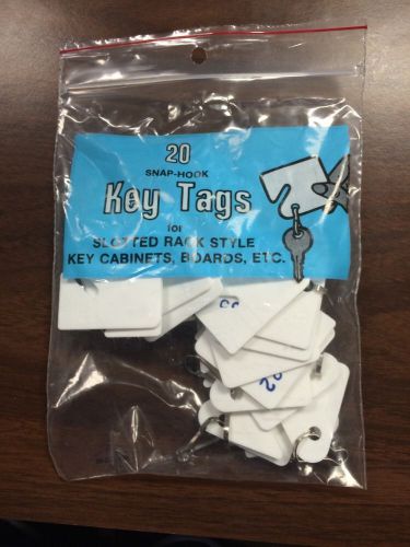 Snap hook key tags for sale