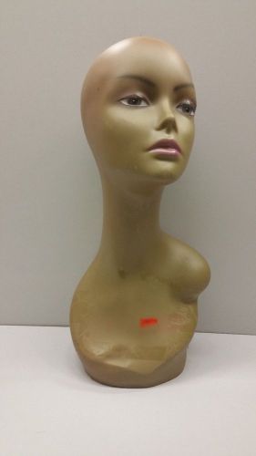 USED MANNEQUIN HEAD WIG HAT DISPLAY HOLDER BUST #11