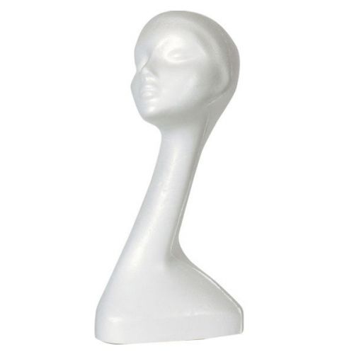 Three (3) 20&#034;H Swan Neck Mannequin Heads