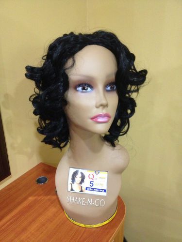 100% Human Hair MasterMix Milkyway Que Spiral Roll with Mannequin Head #003