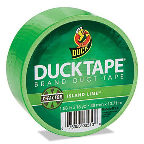 Henkel Consumer Adhesives Colored Duct Tape 1.88&#034;x15 yds 3&#034; Core Neon Green