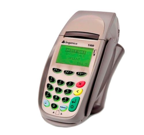 Ingenico i5100 Dual Comm Credit Card Terminal EMV/SmartCard Reader w/o power