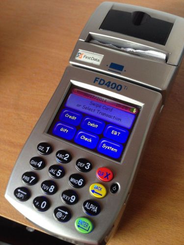 First Data FD400 Ti Credit Card Terminal