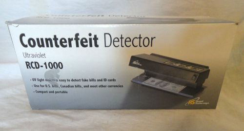 ROYAL SOVEREIGN RCD1000 COUNTERFEIT BILL &amp; ID CARD DETECTOR NEW FAST SHIP-OUT