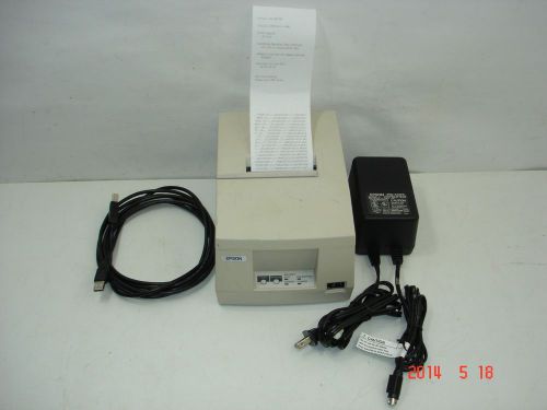Epson TM-U325D Dot Matrix Monochrome Receipt Printers M133A USB &amp; Power Supply