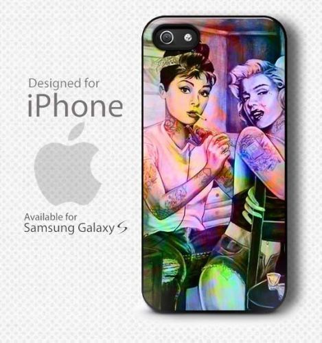 New Audrey Hepburn Marylin Monroe Retro Style Case For iPhone and Samsung