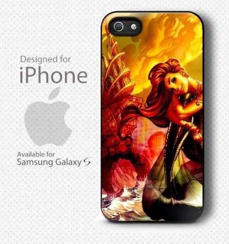 New Little Mermaid Color Painting Case For iPhone and Samsung galaxy