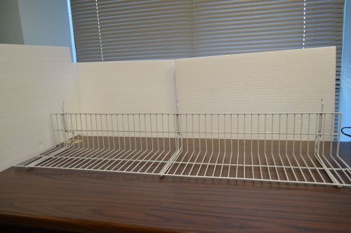 Universal Flat Wire Shelf for Slatwall, Gridwall, or Pegboard