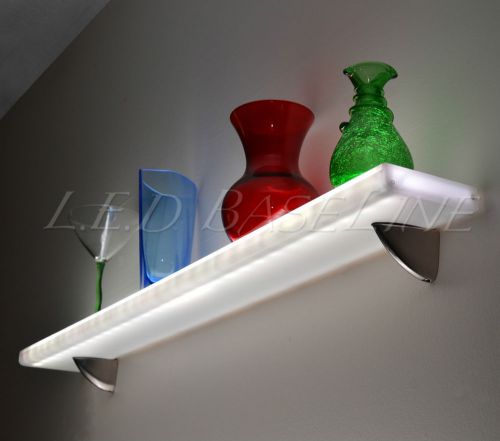 24” wall mounted led color changing remote controlled acrylic home/bar shelf for sale