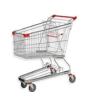 4.4 cubic foot 125 l shopping cart grocery supermarket store cart 16001 for sale