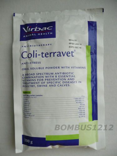 Coli-terravet ANTI-STRESS ORAL SOLUBLE POWDER WITH VITAMINS  IN POULTRY, SWINE