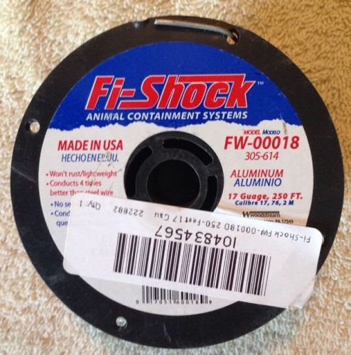 Fi-Shock FW-00018D 250-Feet 17 Gauge Spool Aluminum Wire