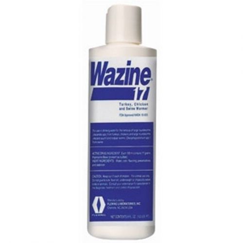 Wazine piperazine 17% swine pig chicken turkey water wormer dewormer 16oz nwt for sale