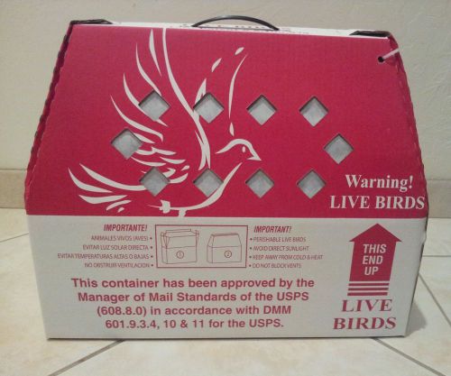 Horizon shipping boxes for live birds - (10 shipping boxes) for sale