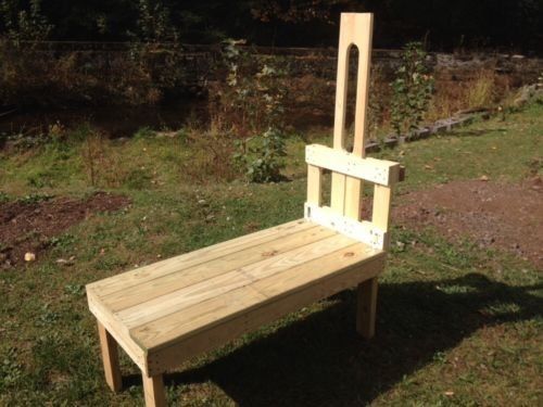 Large goat milking stand with feeding dish for sale