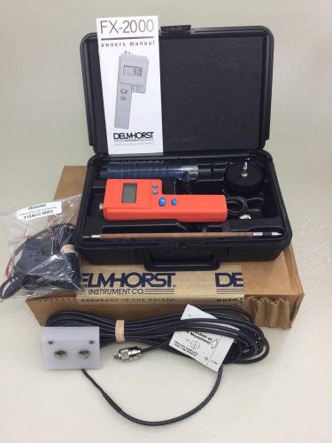New delmhorst fx-2000 hay meter moisture tester deluxe, 10&#034; probe for sale