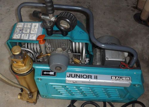 Breathing air compressor bauer joniour j ii e for sale