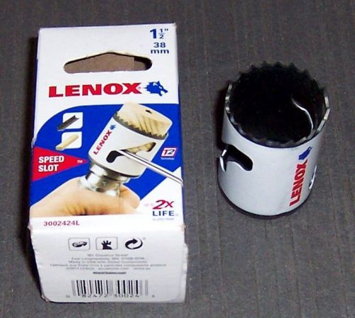 Lenox tools 3002424l 1-1/2&#034; bi-metal speed slot hole saw for sale