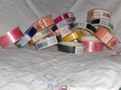 HUGE lot of Hallmark new in package ribbons 1/4 &#034; - 1 3/16&#034;, over 150 yards.