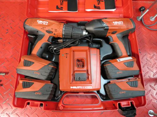Hilti SFH 18-A Combo SIW 18T-A Cordless Impact drive and Drill