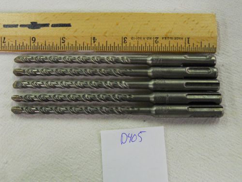 5 new bosch ansi sds plus carbide tipped 1/4&#034; x 6&#034; drill bit. s4l german {d405} for sale