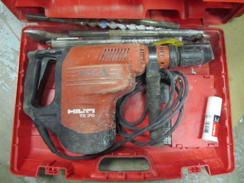 Hilti te 70 atc rotary demolition hammer drill - chisels - bits for sale